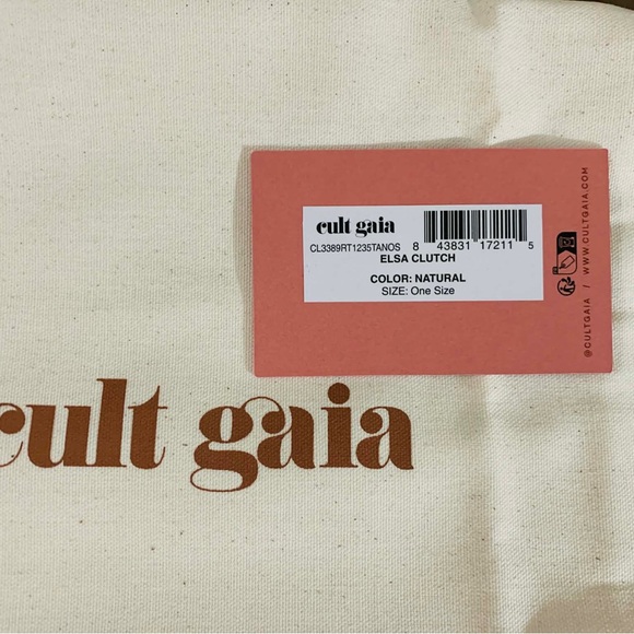 Cult Gaia Elsa Clutch in Raffia - Picture 10 of 10